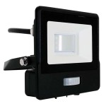 Proiectoare LED, Proiector LED SMD 10W 6400K IP65 CU SENZOR MISCARE - NEGRU -2, dioda.ro