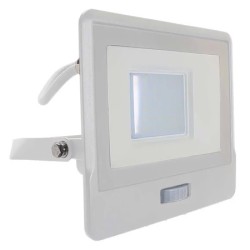 Proiectoare LED, Proiector LED SMD 30W 6400K IP65 CU SENZOR MISCARE - ALB -2, dioda.ro