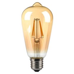 Interne, BEC LED ST64 E27 4W CU FILAMENT 2200K MODEL EDISON -1, dioda.ro