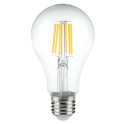 Interne, BEC LED A60 E27 10W CU FILAMENT 3000K ALB CALD -1, dioda.ro