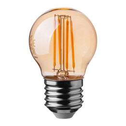 Interne, BEC LED G45 E27 4W CU FILAMENT 2200K ALB CALD -1, dioda.ro