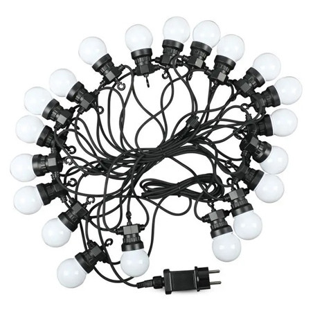 Interne, SIR ILUMINAT FESTIV IP44 10M 0.5W X 20 6000K ALB RECE -1, dioda.ro