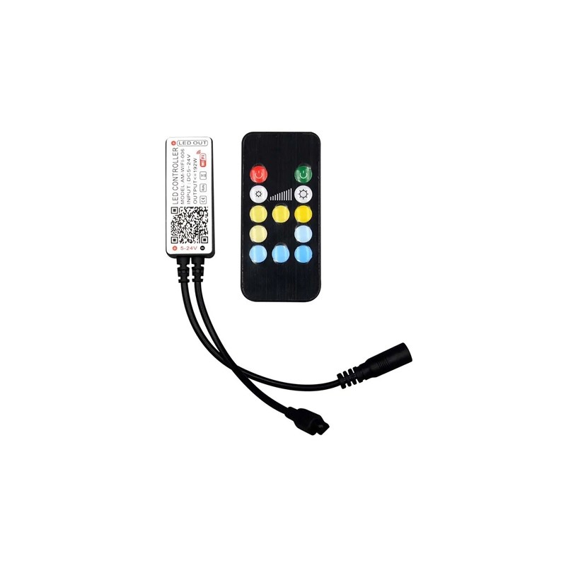 Interne, CONTROLLER BANDA LED 3IN1 WI-FI RGB 24 BUTOANE -1, dioda.ro