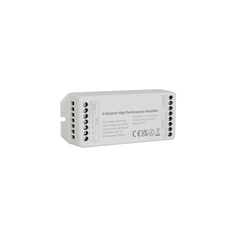 Interne, AMPLIFICATOR BANDA LED 5 CANALE 15A -1, dioda.ro
