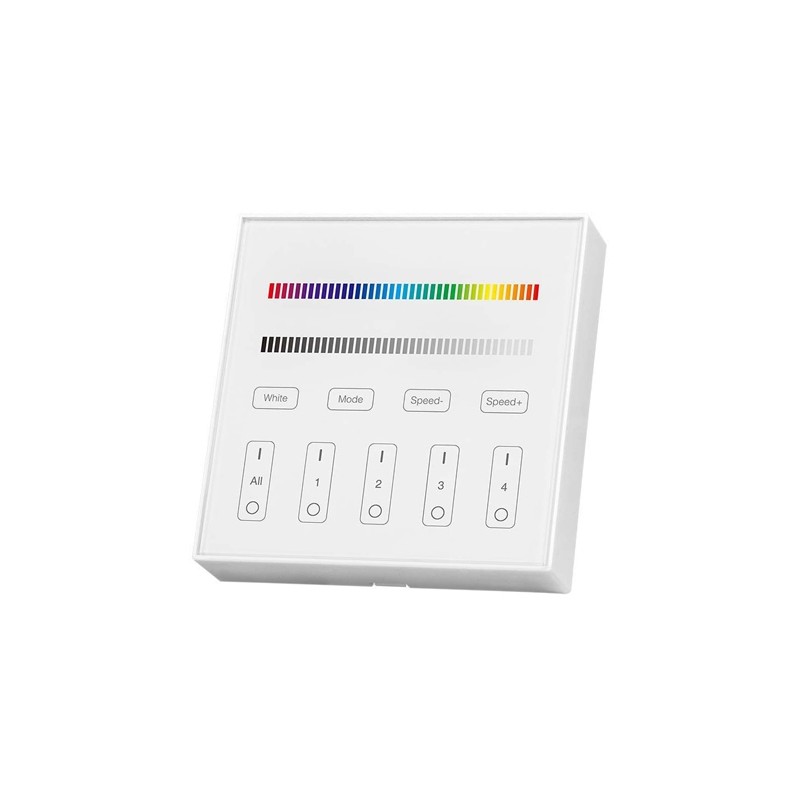 CONTROLLER BANDA LED RGB + ALB 4 ZONE WI-FI - ALB Interne, CONTROLLER BANDA LED RGB + ALB 4 ZONE WI-FI - ALB -1, dioda.ro