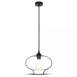 Interne, PENDUL TAVAN E27 MAX 60W IP20 MODEL GLOB STICLA -1, dioda.ro