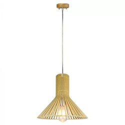 Interne, PENDUL TAVAN DIN LEMN E27 MAX 60W D35 X 35CM -1, dioda.ro