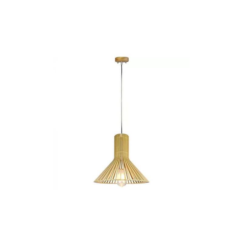 Interne, PENDUL TAVAN DIN LEMN E27 MAX 60W D35 X 35CM -1, dioda.ro