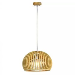 Interne, PENDUL TAVAN DIN LEMN E27 MAX 60W D33 X 22CM -1, dioda.ro