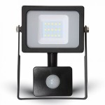 Proiectoare LED, Proiector LED SMD 10W 6400K IP65 CU SENZOR MISCARE NEGRU -2, dioda.ro
