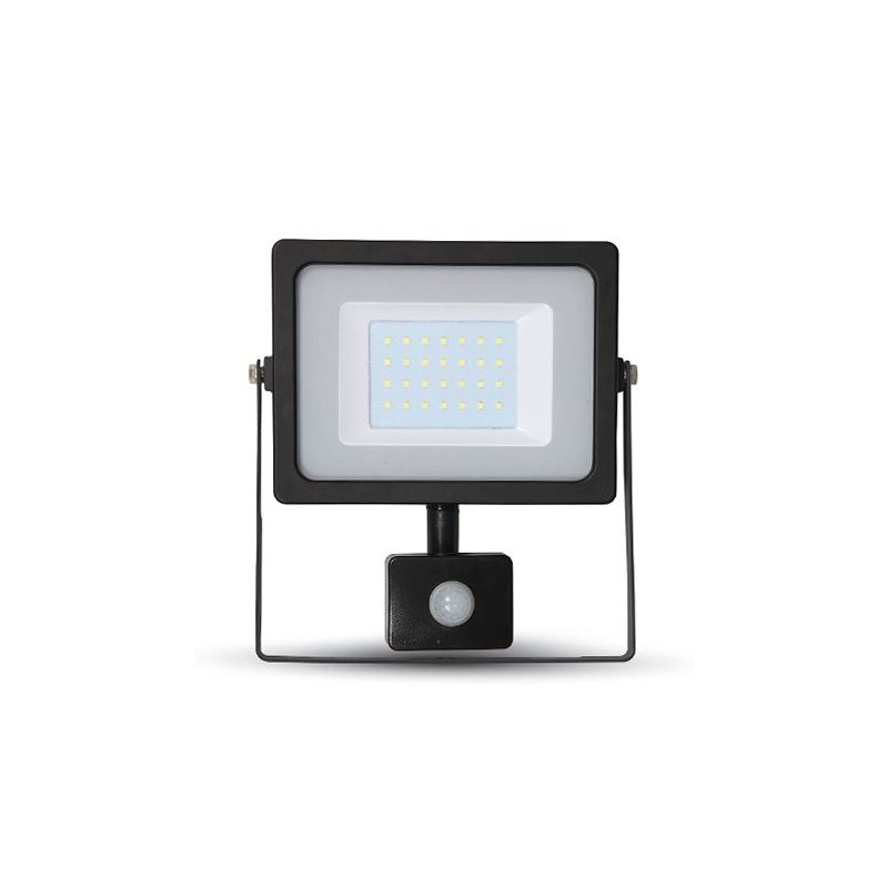 Proiector LED SMD 20W 6400K IP65 CU SENZOR MISCARE NEGRU Proiectoare LED, Proiector LED SMD 20W 6400K IP65 CU SENZOR MISCARE NEGRU -2, dioda.ro