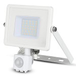 Proiectoare LED, Proiector LED SMD 30W 4000K IP44 CU SENZOR MISCARE - ALB -2, dioda.ro