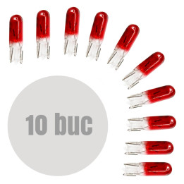 Becuri Auto, Bec pentru bord T5 12V 1.2W  Pret / set de 10buc BAA003 -1, dioda.ro