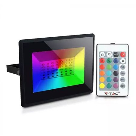 Proiectoare LED, Proiector LED RGB 50W CU TELECOMANDA -2, dioda.ro