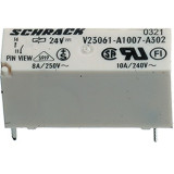 Relee, Releu: electromagnetic SPST-NO Ubobină:24VDC 8A/240VAC 8A V23061A1007A302 -1, dioda.ro