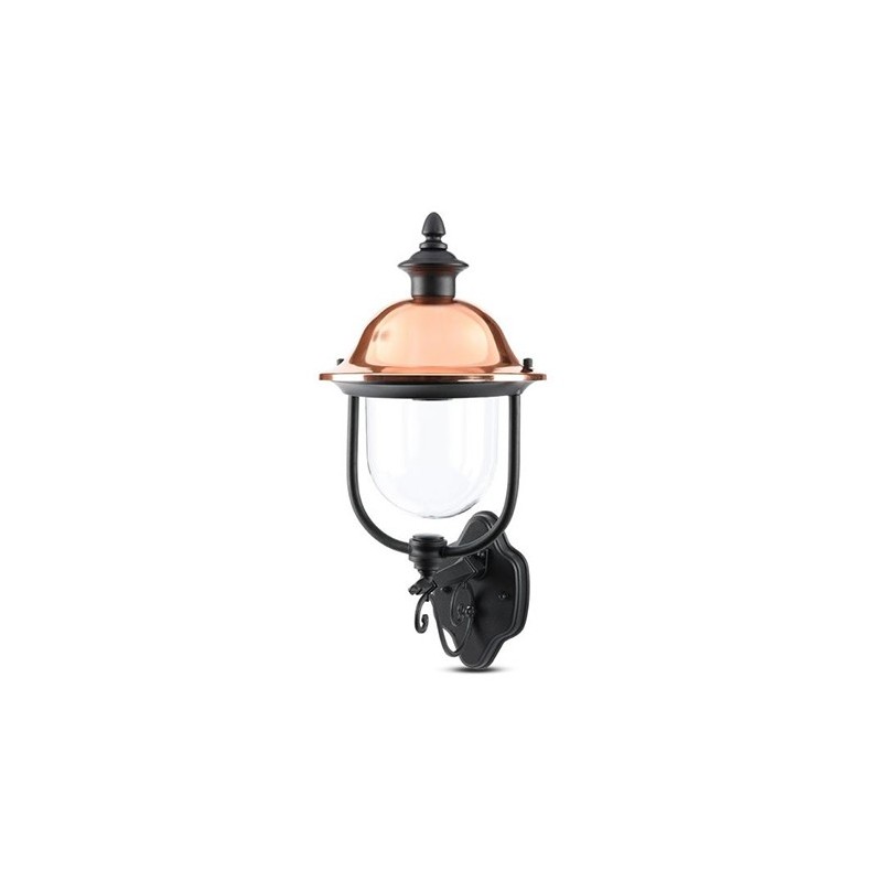 Interne, LAMPA DE GRADINA MONTAJ PERETE SOCLU E27 - NEGRU -1, dioda.ro