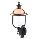 Interne, LAMPA DE GRADINA MONTAJ PERETE SOCLU E27 - NEGRU -1, dioda.ro