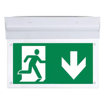 Lampi Semnalizare Iesire Emergenta, LAMPA LED IESIRE DE URGENTA 2W 6000K ALB RECE -1, dioda.ro