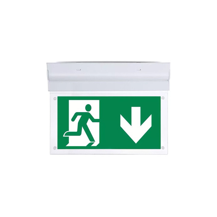 Lampi Semnalizare Iesire Emergenta, LAMPA LED IESIRE DE URGENTA 2W 6000K ALB RECE -1, dioda.ro