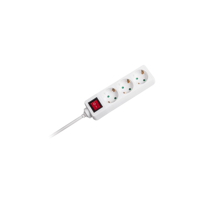 Interne, PRELUNGITOR 3 CAI CU INTRERUPATOR 1.5M( 3G1.5MM2) ALB -1, dioda.ro