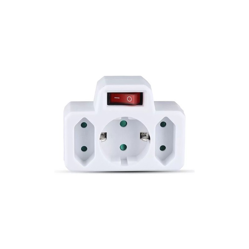 Interne, ADAPTOR 3 PRIZE CU INTRERUPATOR 2X2.5A SI 1X16A MAX 3680W -1, dioda.ro Interne, ADAPTOR 3 PRIZE CU INTRERUPATOR 2X2.5A SI 1X16A MAX 3680W -1, dioda.ro