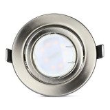 Interne, SET 3 SPOTURI LED GU10 5W 3000K ALB CALD - CROM -1, dioda.ro