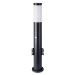 Interne, LAMPA GRADINA SOCLU GU10 CU SENZOR DE MISCARE IP54 - NEGRU -1, dioda.ro