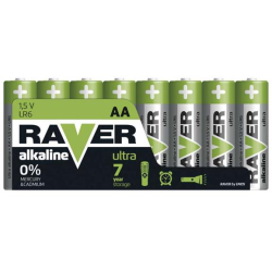 Baterii alcaline, Baterie AA (R6) alcalina RAVER 8buc -1, dioda.ro