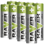 Baterii alcaline, Baterie AA (R6) alcalina RAVER 8buc -1, dioda.ro