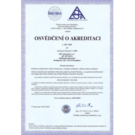 Calibrare UNI-T UT513A