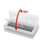 Reflector solar cu LED, cu senzor de mişcare şi de lumină, alb, cod 55270WH Casa Gradina, Reflector solar cu LED, cu senzor de mişcare şi de lumină, alb, cod 55270WH -1, dioda.ro