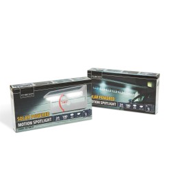 Casa Gradina, Reflector solar cu LED, cu senzor de mişcare şi de lumină, alb, cod 55270WH -4, dioda.ro