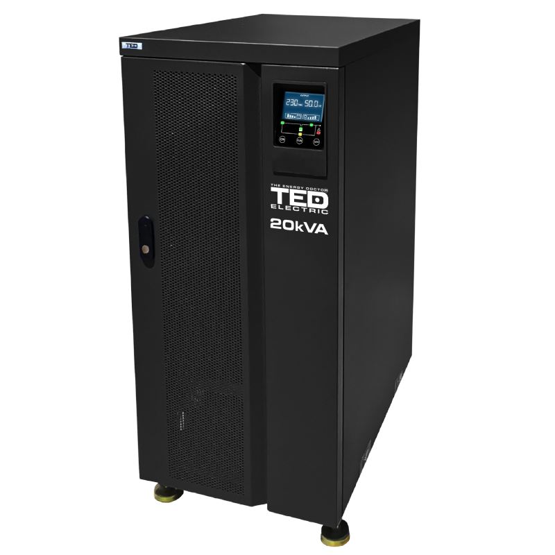 UPS Computer, UPS 3 Faze 20kVA Online cu Display LCD + 30 acumulatori de 9.6ah (neinclusi) -1, dioda.ro