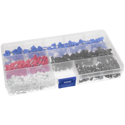 Scule de mana, Set Cleste de sertizare HSC8 6-4A pentru pini 0,25-10mm2 - set cu 500 pini HSC8 6-4A -2, dioda.ro