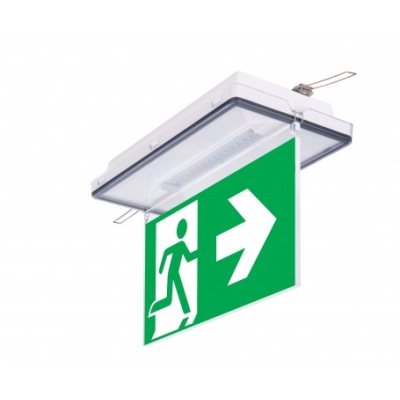 Emergenta, Lampa Exit Vella LED 6W, 1h, IP65, Intelight -1, dioda.ro