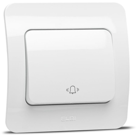 Jazz intrerupator sonerie, alb, Elbi