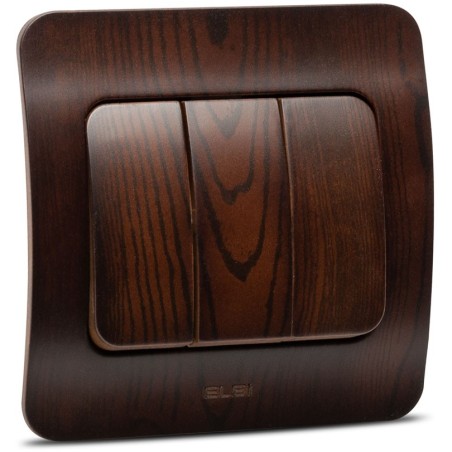Jazz întrerupator trimplu, nuc închis, Elbi