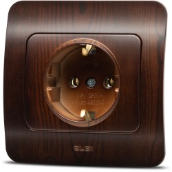 Aparataj doza rotunda, Jazz priza CP, nuc închis, Elbi -2, dioda.ro