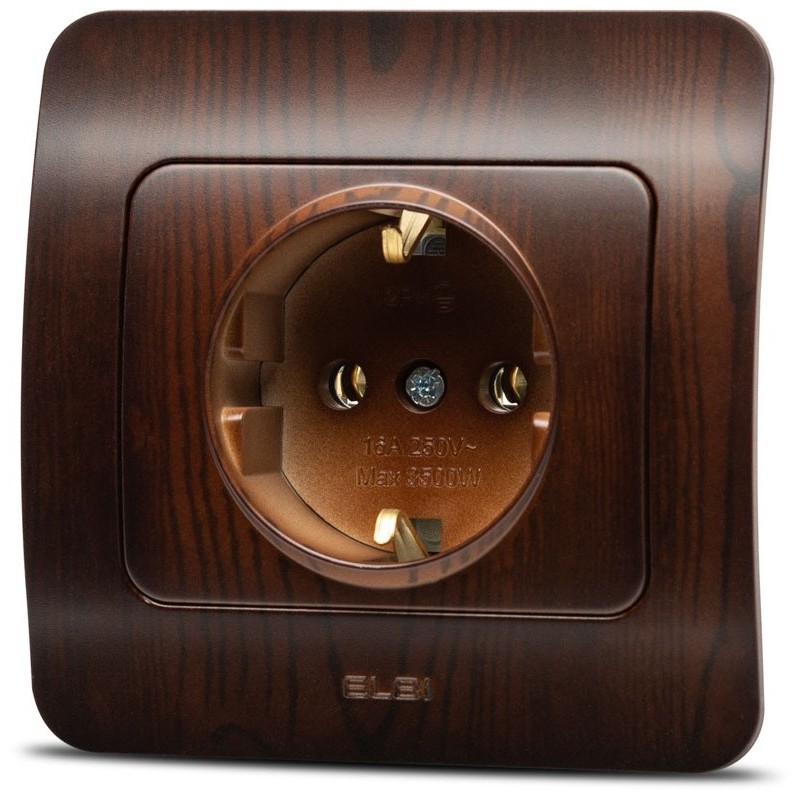 Aparataj doza rotunda, Jazz priza CP, nuc închis, Elbi -2, dioda.ro