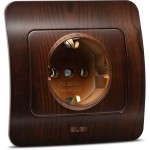 Aparataj doza rotunda, Jazz priza CP, nuc închis, Elbi -2, dioda.ro