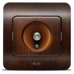 Aparataj doza rotunda, Jazz priza TV conector F, nuc închis, Elbi -6, dioda.ro