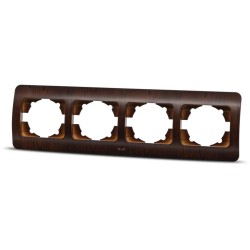 Aparataj doza rotunda, Jazz rama 4P, nuc închis, Elbi -2, dioda.ro