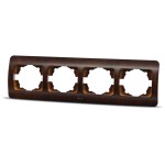 Aparataj doza rotunda, Jazz rama 4P, nuc închis, Elbi -2, dioda.ro