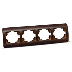 Aparataj doza rotunda, Jazz rama 4P, nuc închis, Elbi -2, dioda.ro