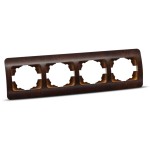 Aparataj doza rotunda, Jazz rama 4P, nuc închis, Elbi -2, dioda.ro