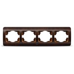 Aparataj doza rotunda, Jazz rama 4P, nuc închis, Elbi -2, dioda.ro