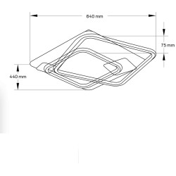 Interior LED, Plafonieră  Magnus LED 92W 6400lm CCT3000-6500K, Erste -2, dioda.ro