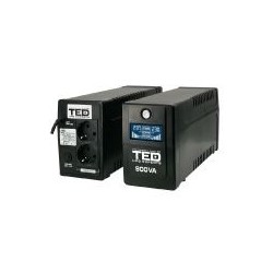 UPS Computer, UPS 900VA/500W LCD Line Interactive AVR 2 schuko USB Management TED Electric TED003942 -3, dioda.ro