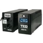 UPS Computer, UPS 900VA/500W LCD Line Interactive AVR 2 schuko USB Management TED Electric TED003942 -2, dioda.ro