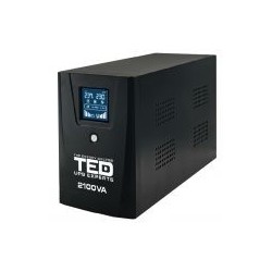 UPS Computer, UPS 2100VA/1200W LCD Line Interactive AVR 2 schuko 2x9Ah USB Management TED Electric TED001603 -2, dioda.ro